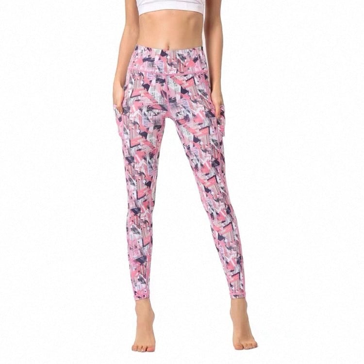 タイダイ モザイク プリント レギンス 4カラー 00062