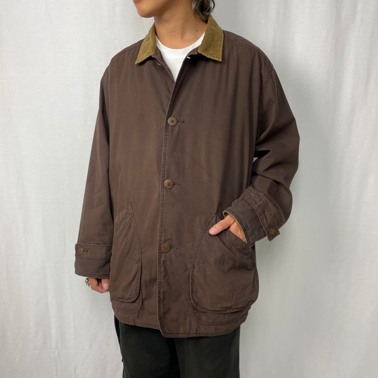 90年代 J.CREW Jクルー ハンティングジャケット メンズL-XL相当 古着 