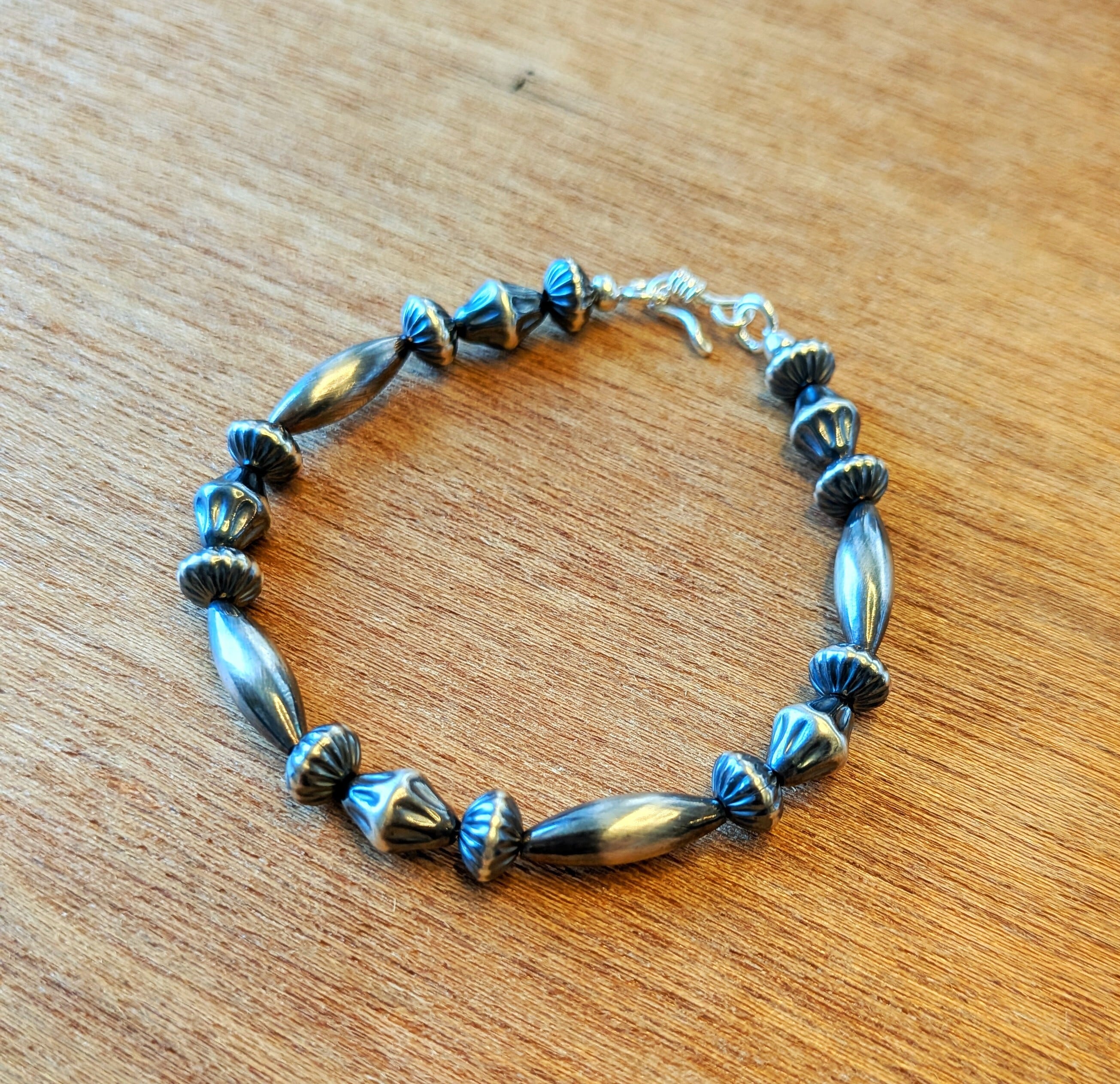 I TYPE】SILVER925 NAVAJO PEARL,TURQUOISE BRACELET I TYPE | Wayward