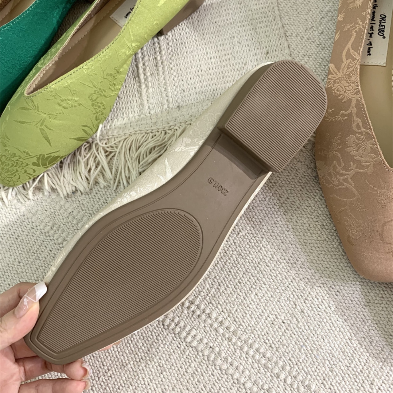 Pointed Toe Low Heel Flat Pumps【5color】 T4318