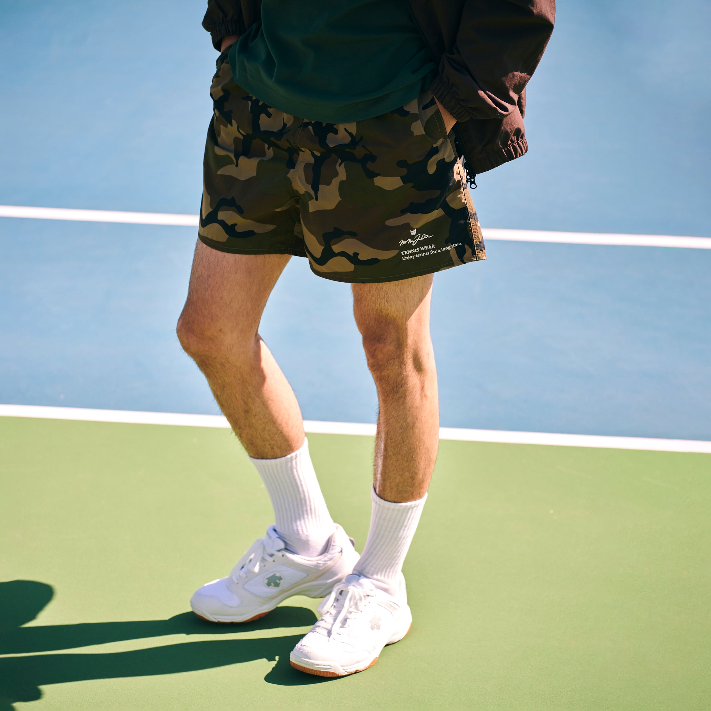 Slogan.ナイロンショーツ_カモフラージュ | MM20a TENNIS WEAR
