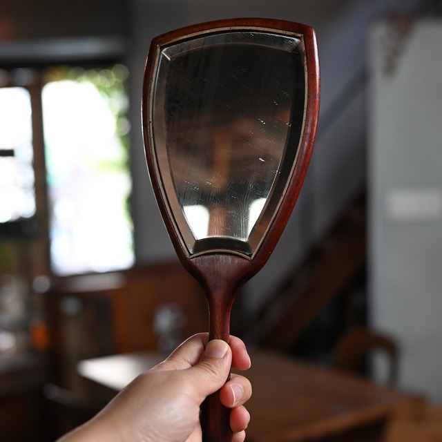 Hand Mirror / ハンドミラー〈 鏡・手鏡・ディスプレイ・オブジェ・アンティーク・ヴィンテージ 〉 114139
