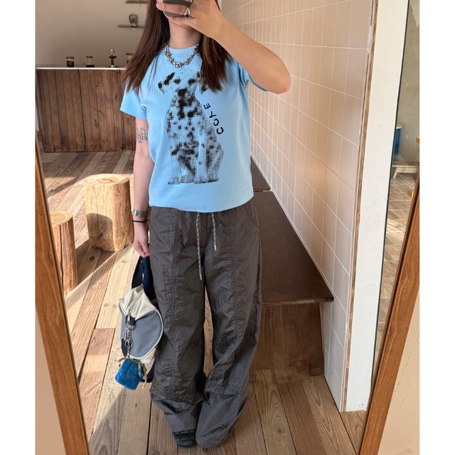 pixel dalmatian short-sleeve tee　ピクセルダルメシアン半袖ティー　J2039