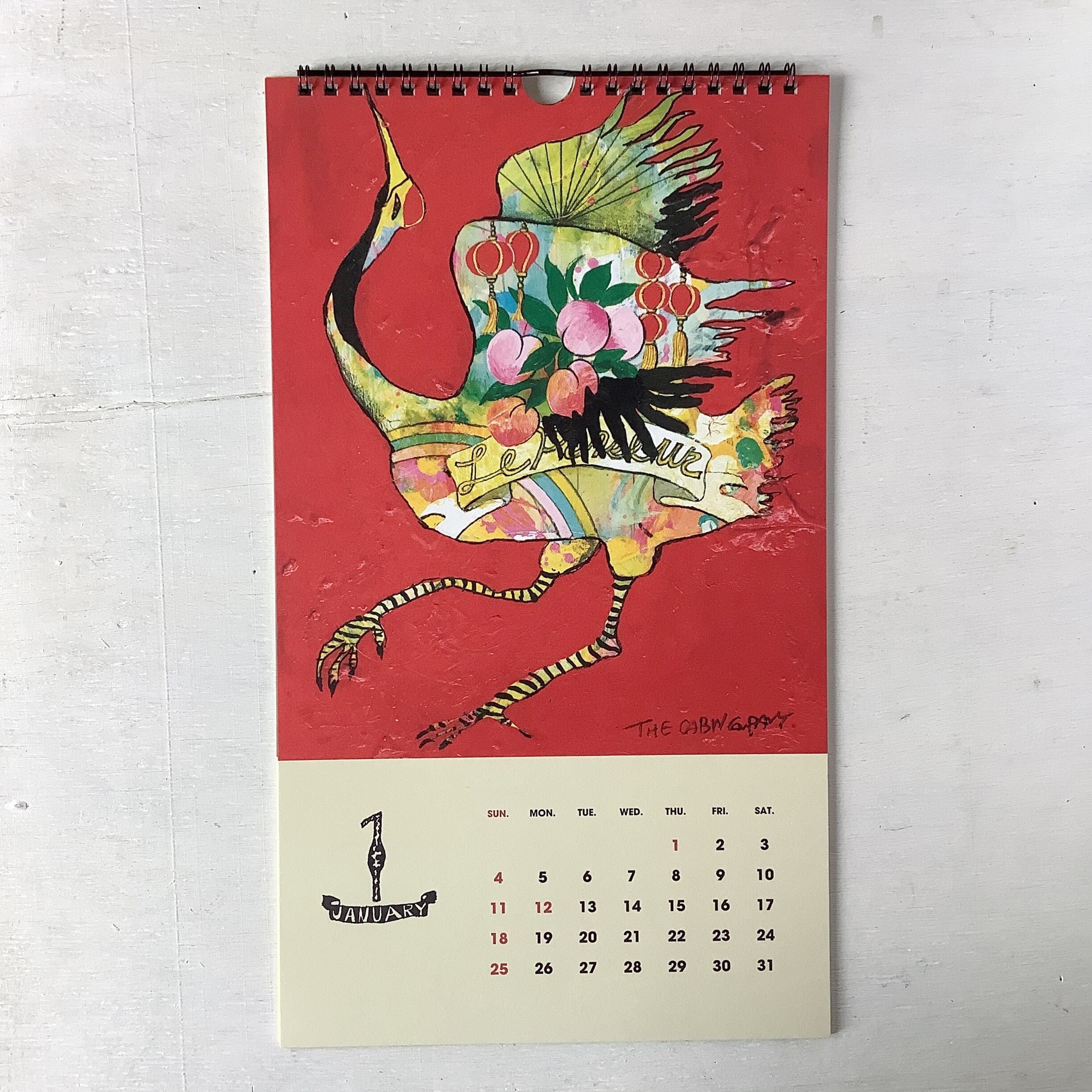 ザ・キャビンカンパニーカレンダー2026 THE ANIMALS 日記である生き物