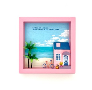 「ビーチの近くの家（ピンク）」の画