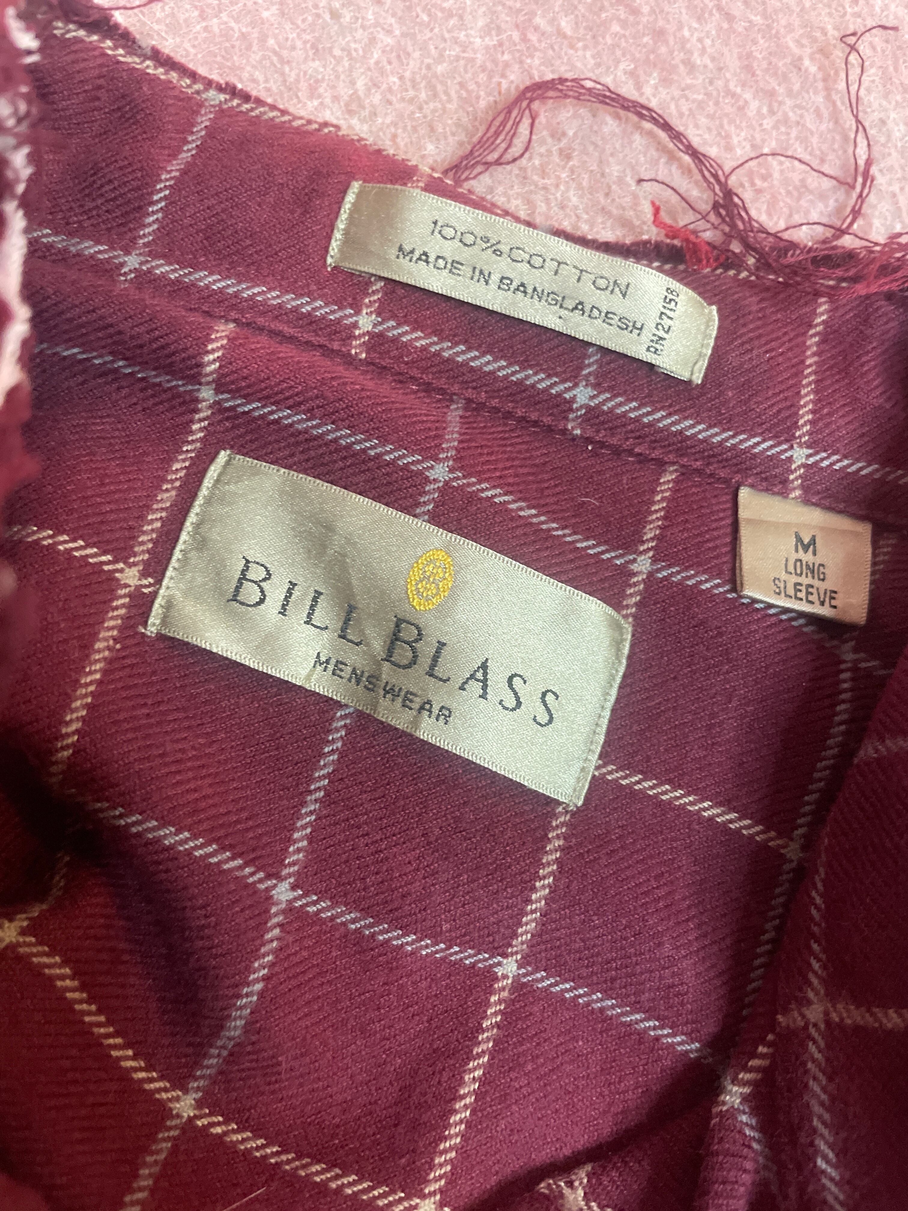 used custom bleach flannel shirt