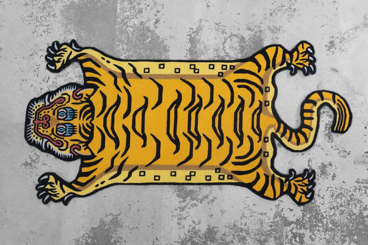 Tibetan Tiger Rug 《Mサイズ•ウール・オリジナル3・シグネチャー