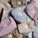 ブロックプリントのポーチ《Lila》chota small size