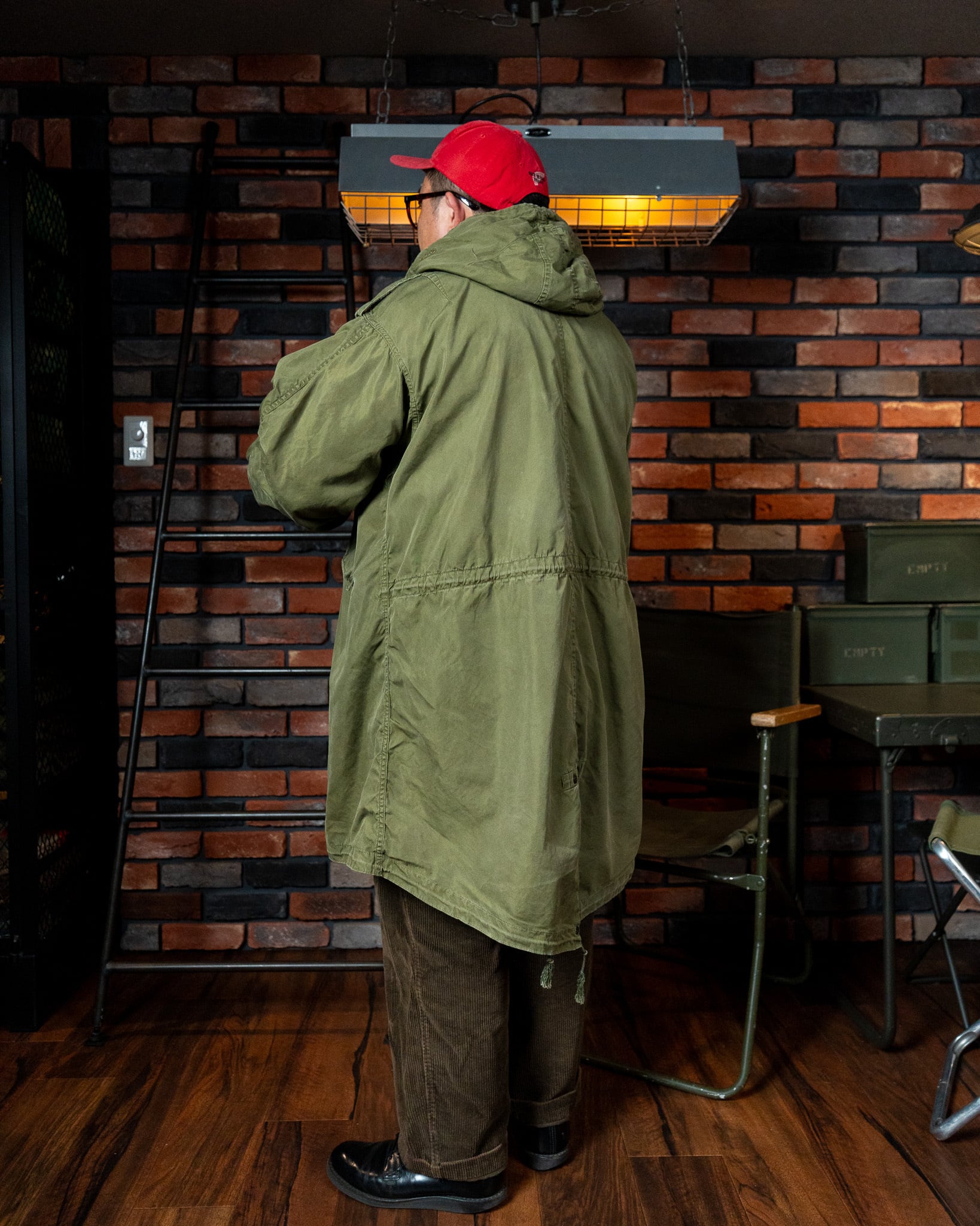 米軍実物 50s M-51パーカ 初期 アルミジッパー デッドストック 美品 米軍実物 50s M-51パーカ 初期 アルミジッパー デッドストック