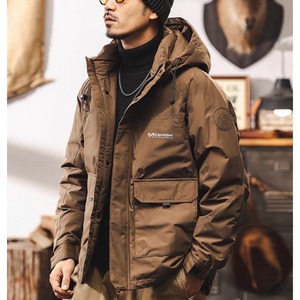 Hooded field down jacket 1154