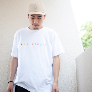 MULTI COLOR LOGO T-SH #WHITE