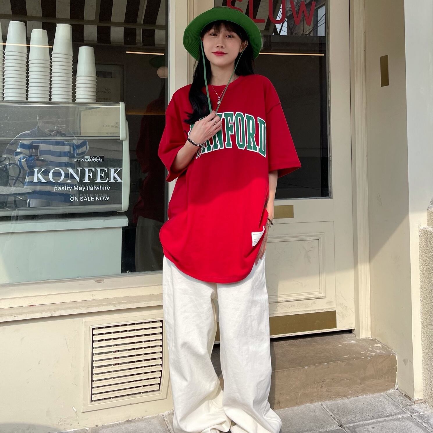 オーバーサイズビッグtシャツ 韓国レディースファッション通販 Krex ケーレックス