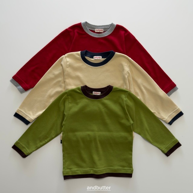 送料無料【予約】ANDBUTTER/Jr. Candy Color T