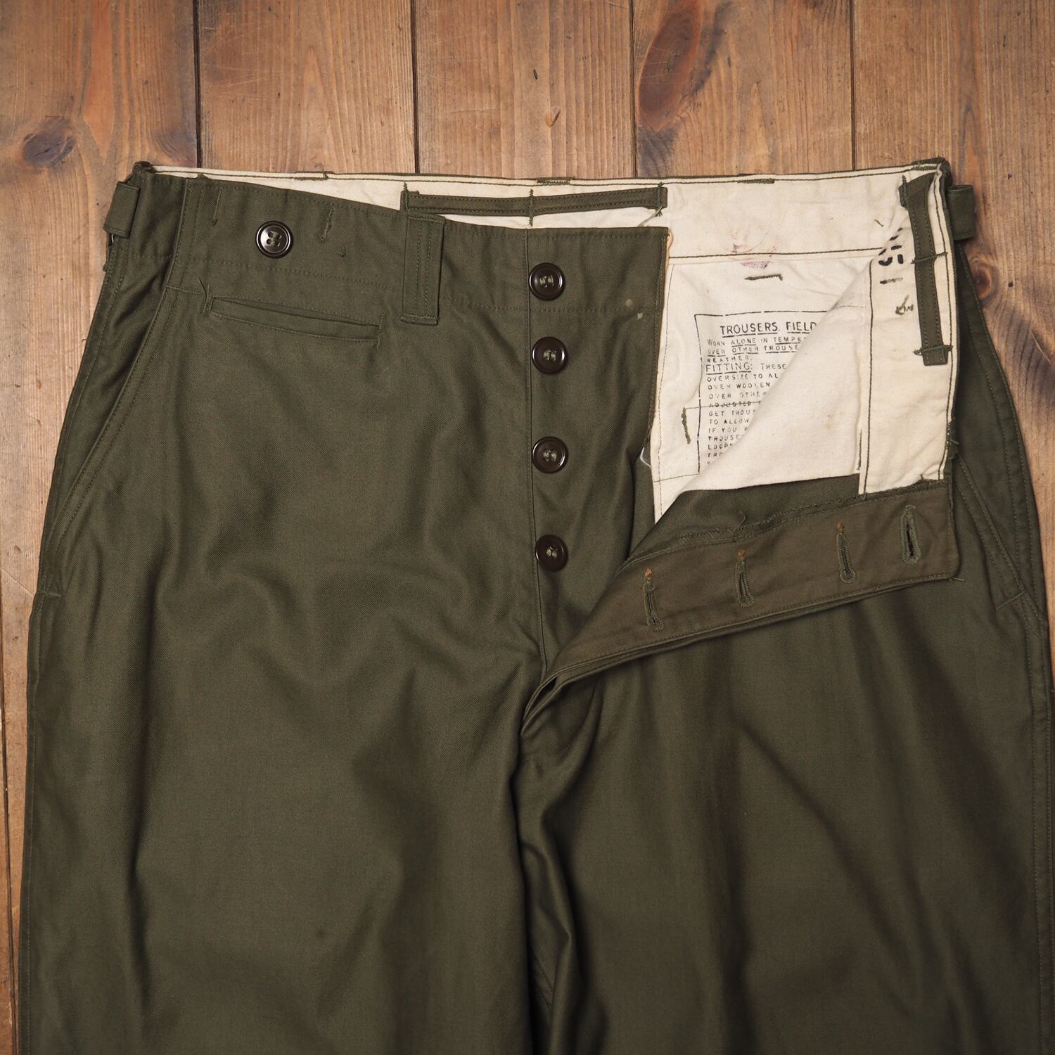 M45 fieldpants 40s 50s WWⅡ 30インチ M43M51 - ワークパンツ/カーゴ