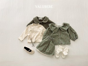 【予約/特典】valu bebe / Garnet flower skirt