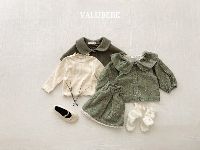 【予約/特典】valu bebe / Garnet flower skirt