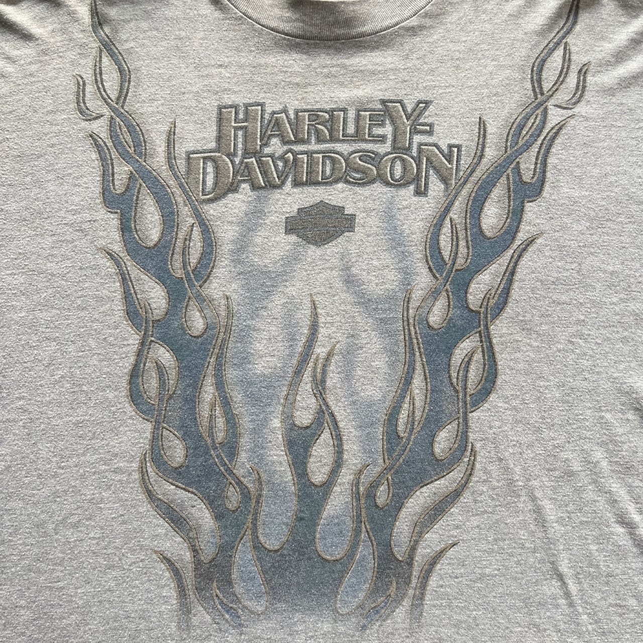 Harley Davidson 1999 Blue Flame Long Sleeves Tee | Vintage High Line