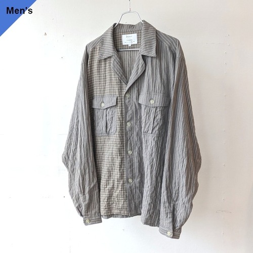 【26AW】another 20th century　Guthrie Workers Shirt - Prison Fabric