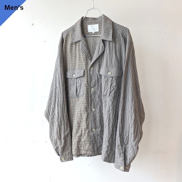 【26AW】another 20th century　Guthrie Workers Shirt - Prison Fabric
