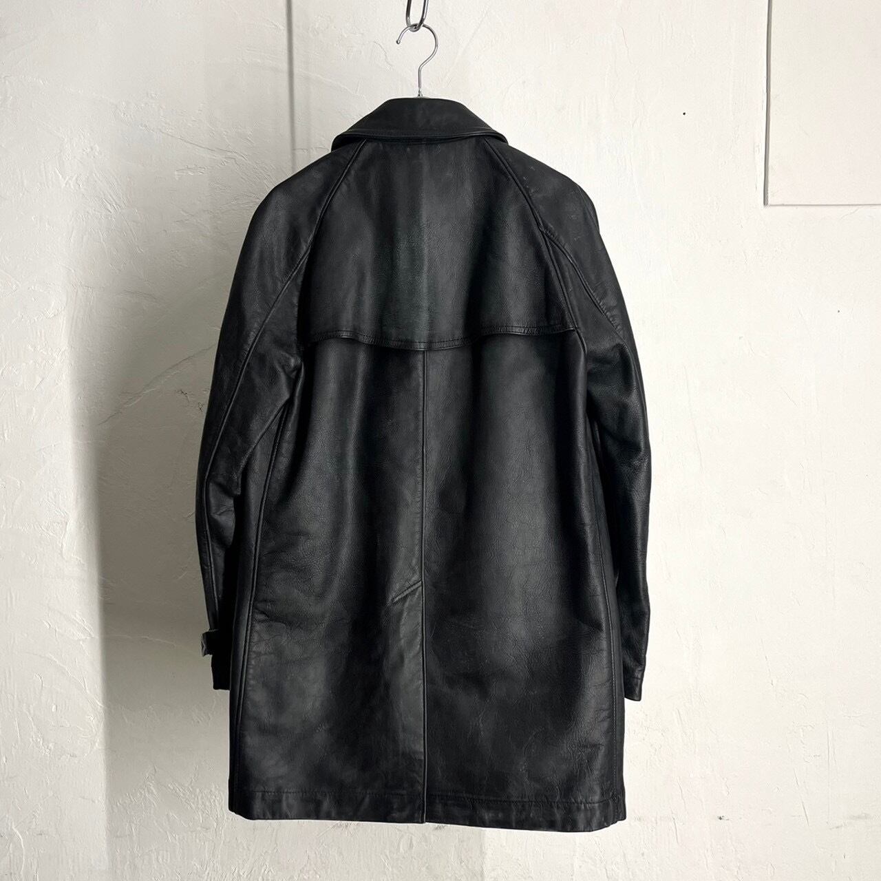 COMME des GARCONS HOMMEレザー カーコート ジャケット 04AW COMME des GARCONS HOMME Cow Leather Coat | VOLAR