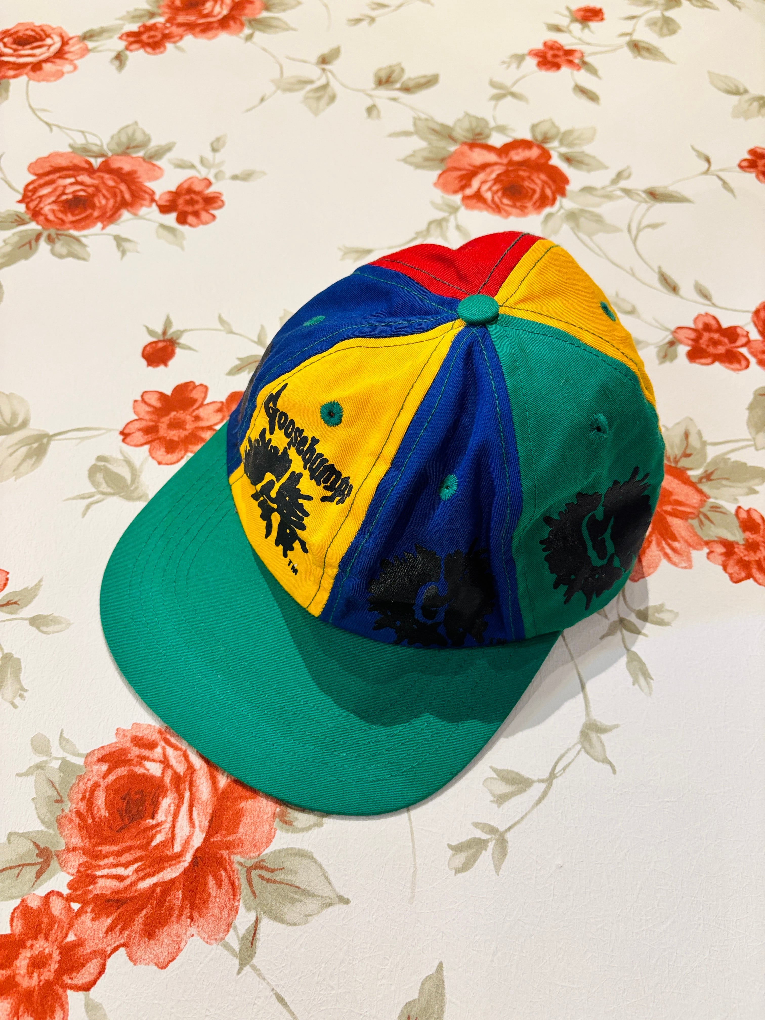 【KIDS vintage】 Goose Bumps cap. size:57cm