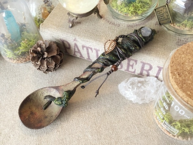 幸運のお守りに⭐︎魔法のスプーン【ムーンストーン】