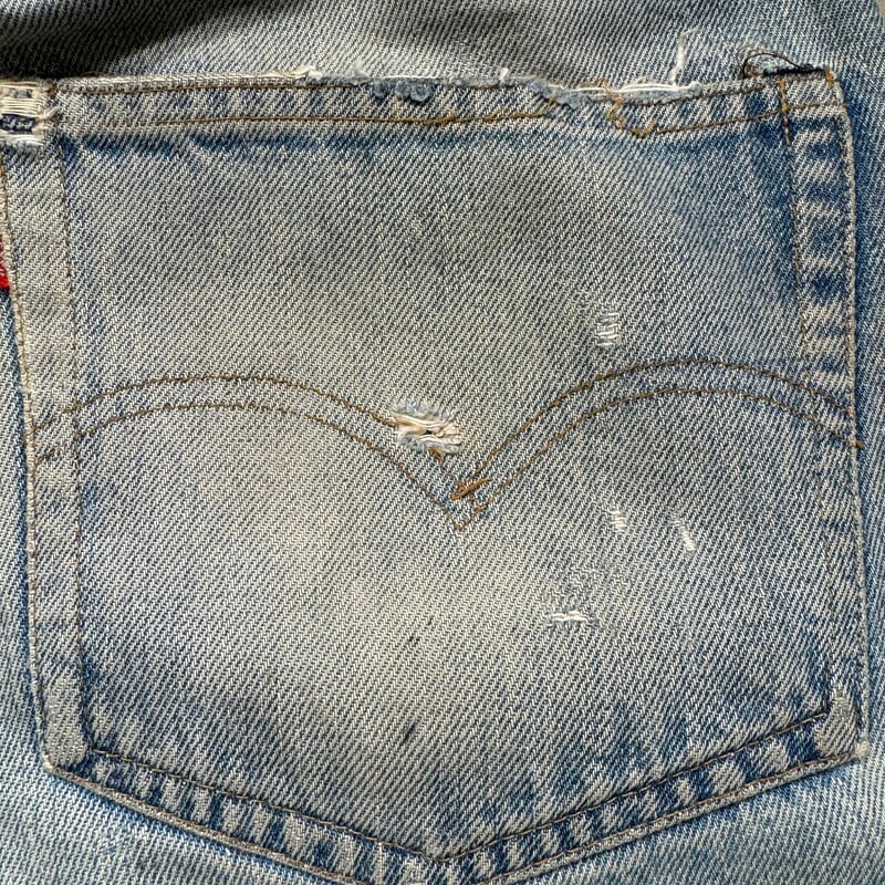 70's Levi's リーバイス 1501-0117 デニム 66後期 赤耳