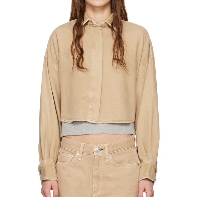 rag&bone　ULTRA FEATHERWEIGHT BEATRICE SHIRT　BEIGE