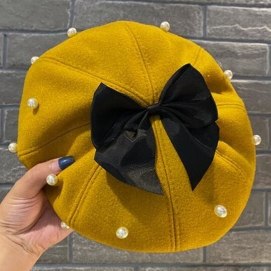 パール リボン ベレー帽 | marimonju ～ ma.rimon_official ～｜個性的