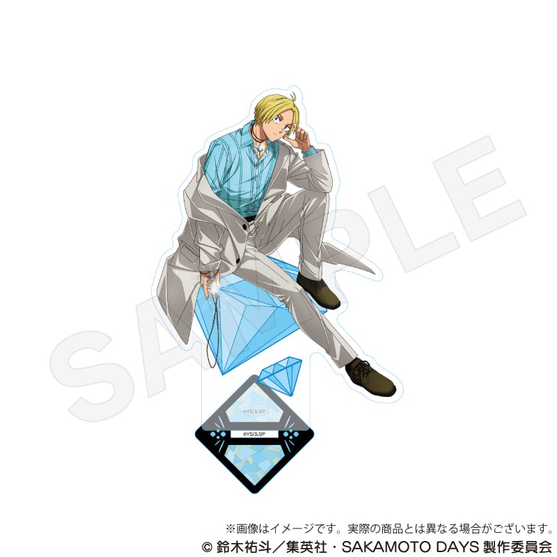 ★鈴木哲也★S25(803×803mm)アクリル原画1点物★送料無料#0079 2月発売予定】SAKAMOTO DAYS アクリルスタンド 宝石ver. | ワイワイ