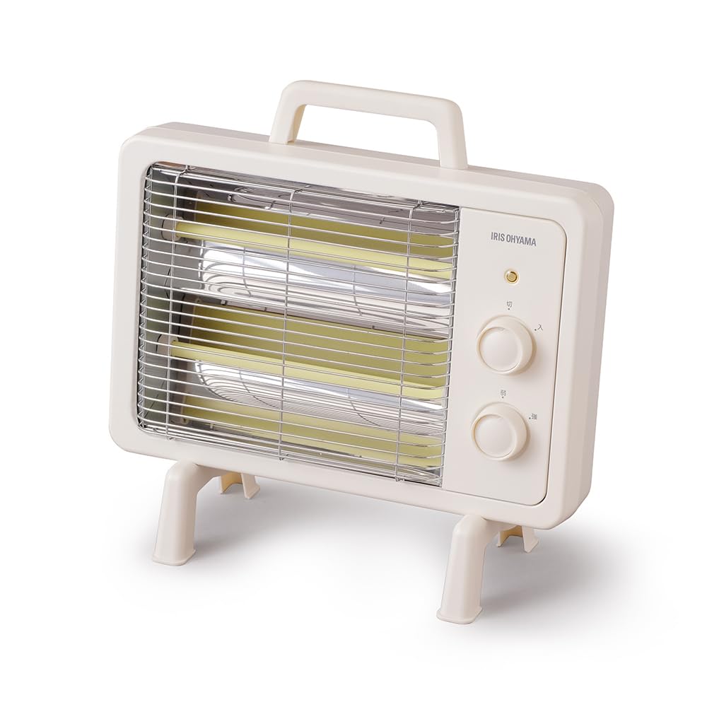 アイリスオーヤマ 電気ストーブ 速暖 転倒時電源OFF 400W/800W 2段階