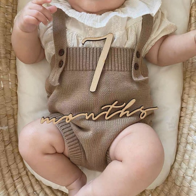 [即納] wooden monthly number