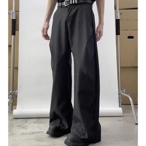 パネルルーズカジュアルスーツパンツ　928