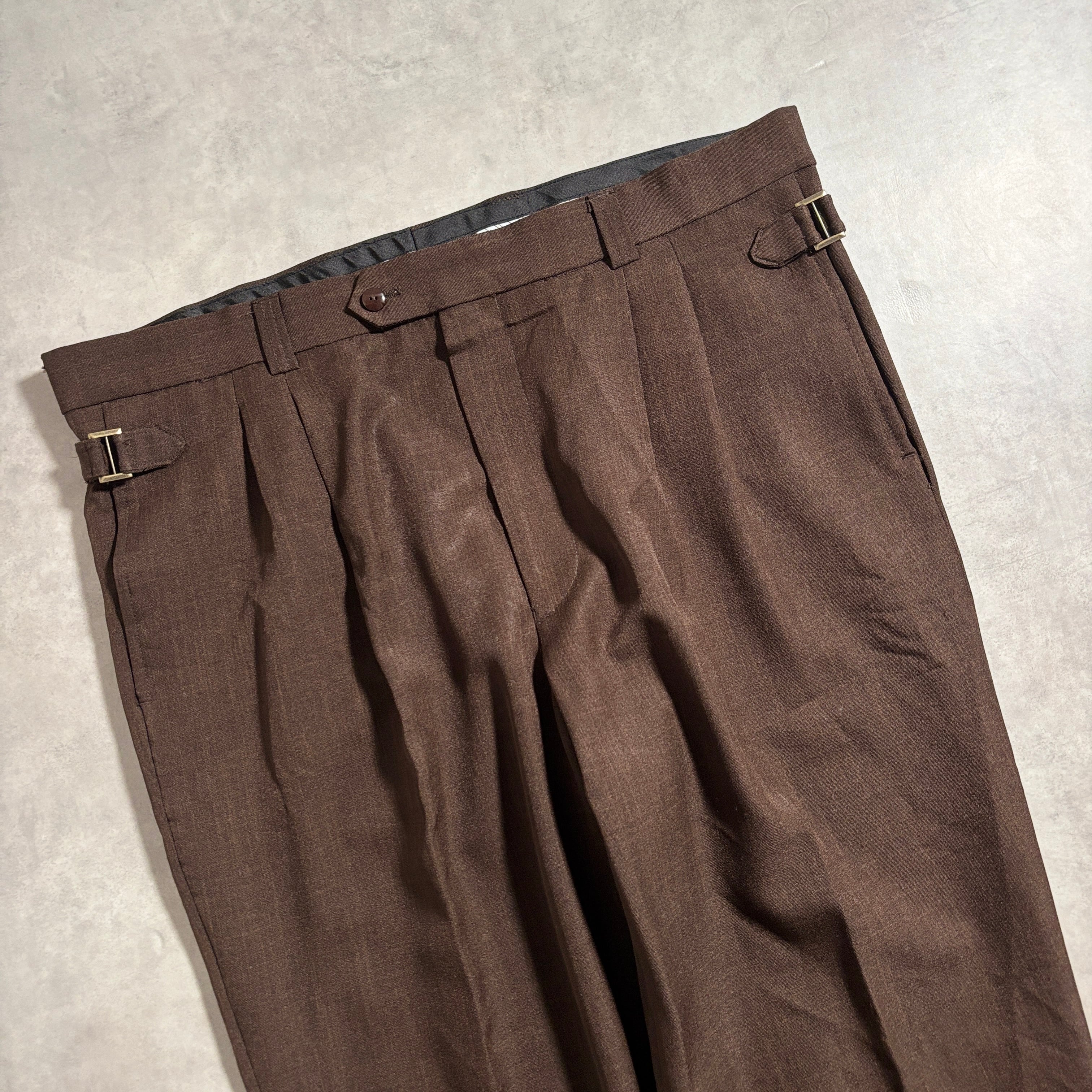 90s Smokey Joe's wide slacks brown | 1921_clothing_