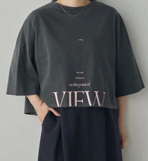ワイドショート　ロゴTシャツ