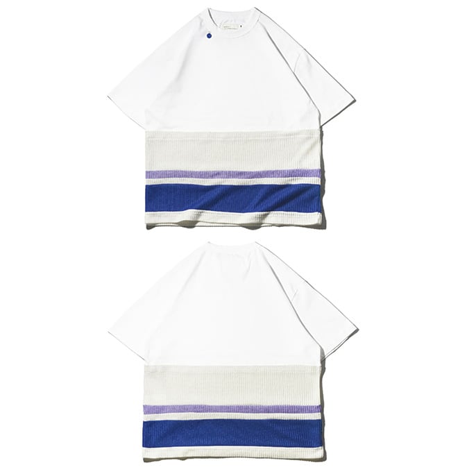 ★STRIPE COLOR CONTRAST STITCH PENDANT T(unisex)　　　A0606