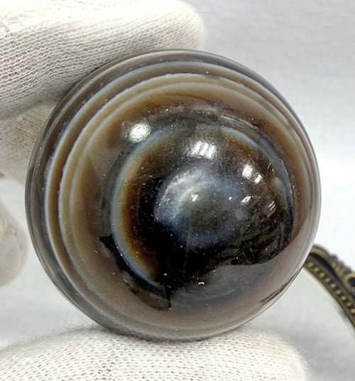 天眼石 アイアゲート 丸玉 スフィア 天然石 パワーストーン 瑪瑙