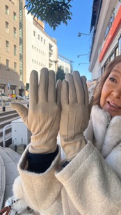 フェイクヌバックグローブ