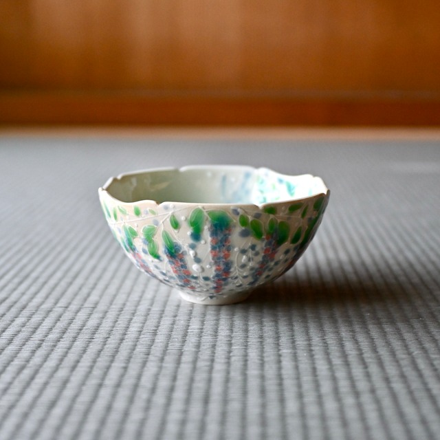 26.水辺の藤茶碗（B)