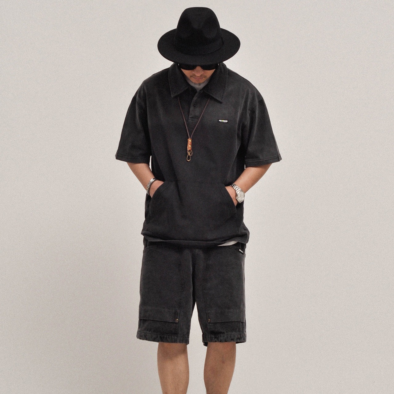 グラデーション ウォッシュ・ヘビーポロ A2165 - 1