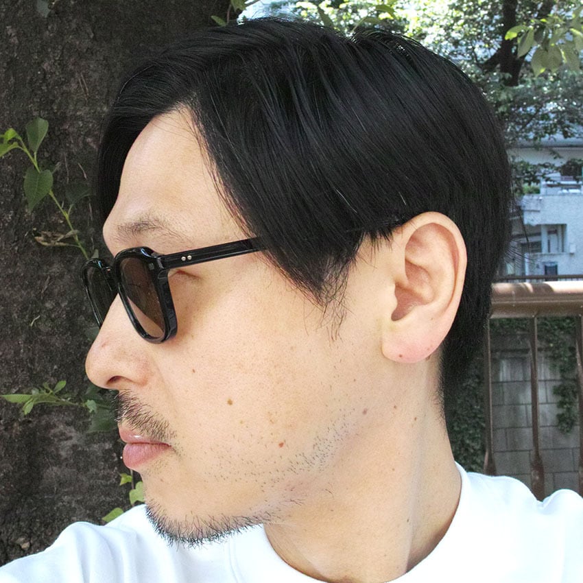 EYEVAN / ALLEN (52) Sun / PBKG - S.BR ピアノブラック/ゴールド