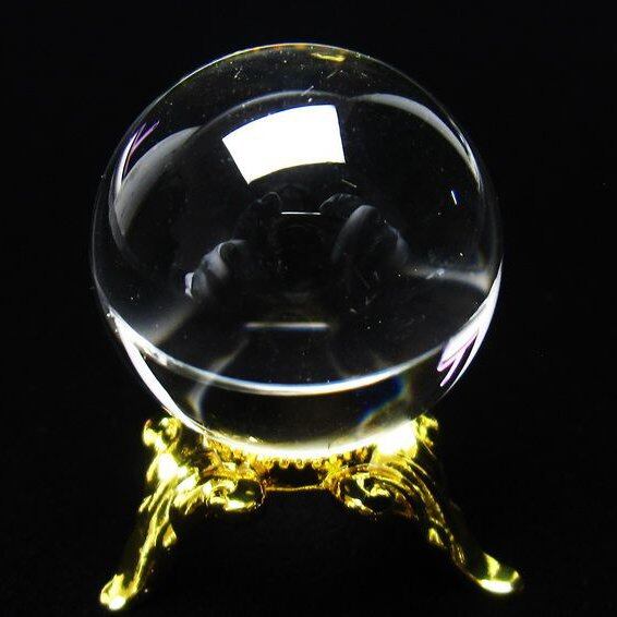 水晶 丸玉 ブラジル産 24mm 一点物 141-6439