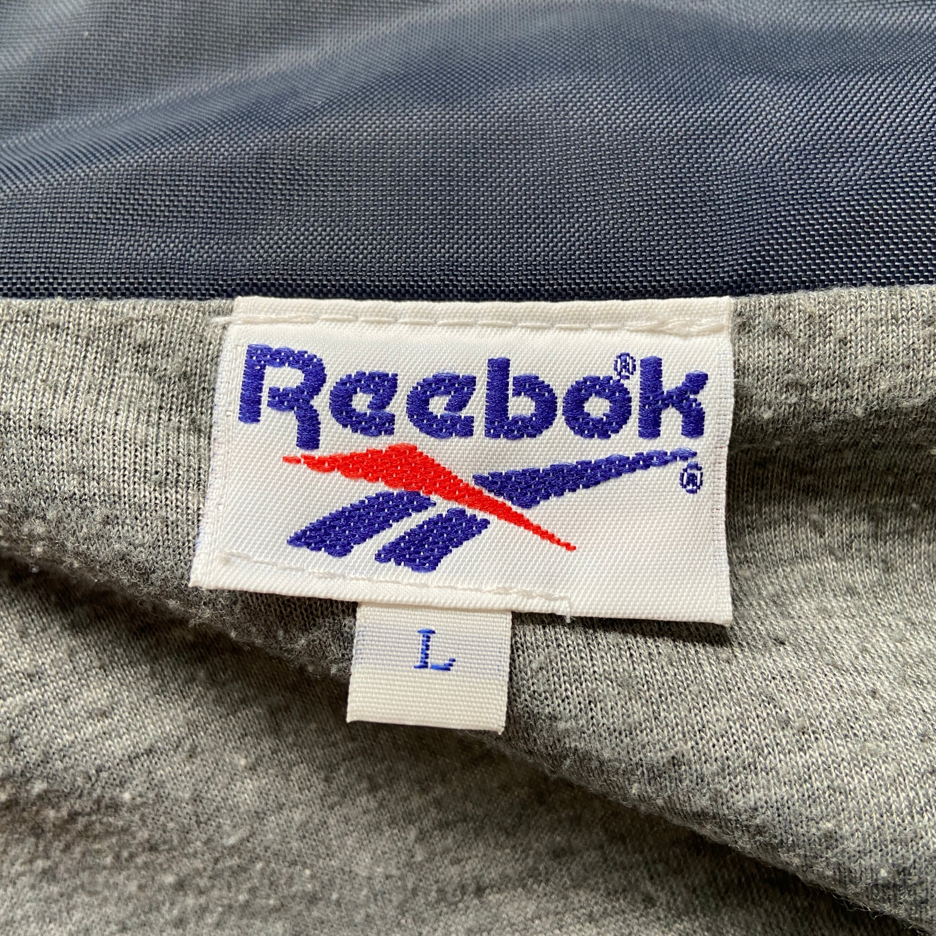 90年代 Reebok リーボック USA バック刺繍 ナイロンジャケット メンズL