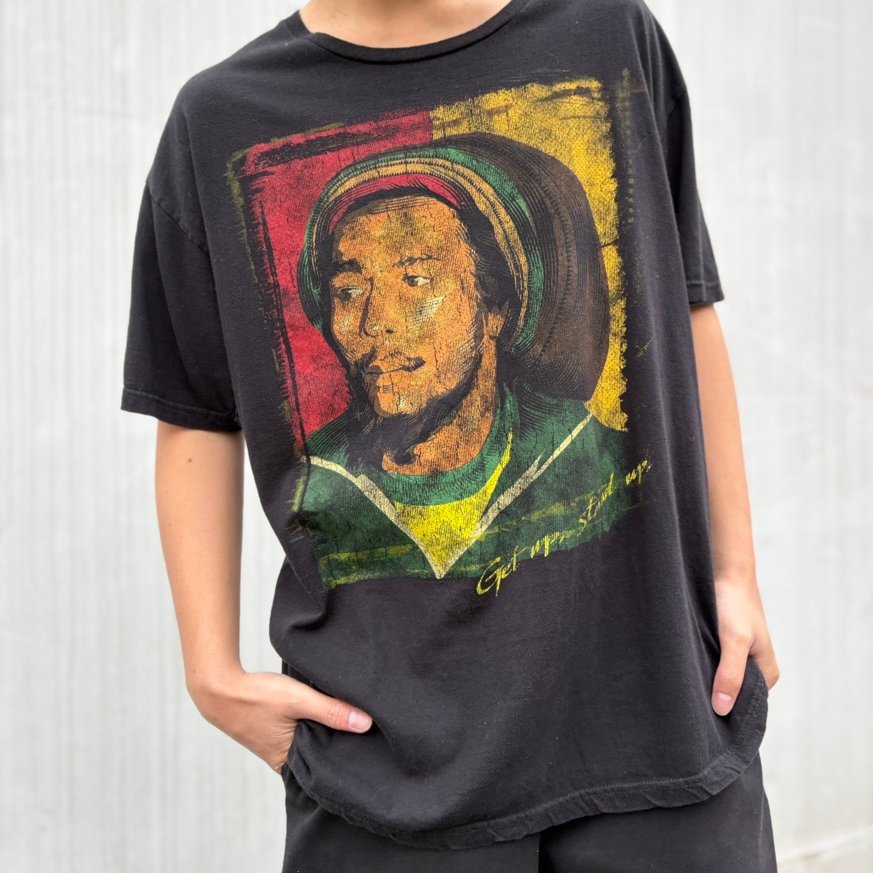 Bob Marley ボブマーリー Getup Standup バンドTシャツ バンT 古着