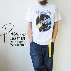 【ded-ppr】Prince プリンス ジャケットT Purple Rain パープルレイン ヴィンテージ加工 デッドストック ストリート メンズ USA アメリカ アメリカ製 インポート