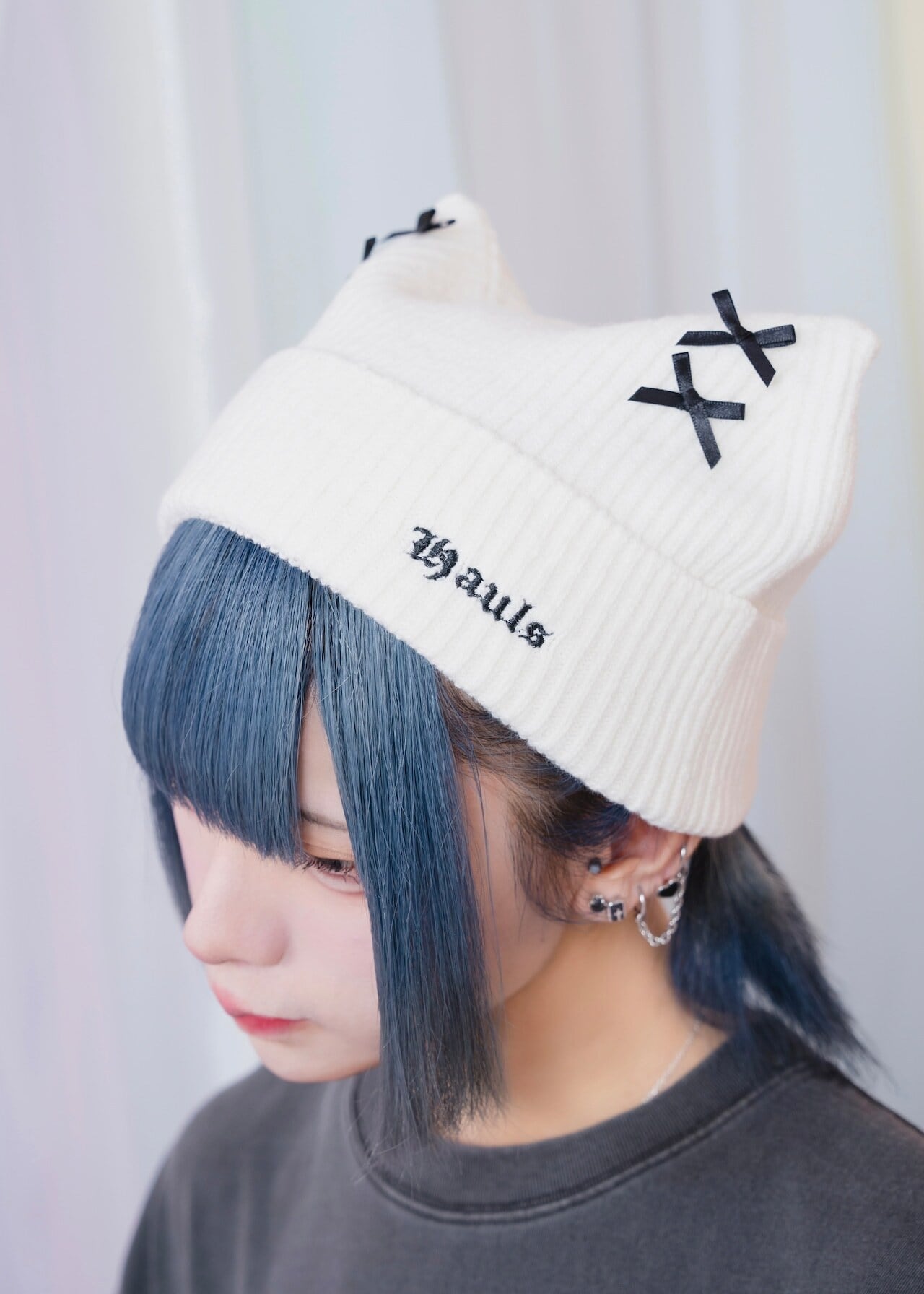 hauls いかつにゃんこニット帽 はうき いかつにゃんこニット帽 | Hauls
