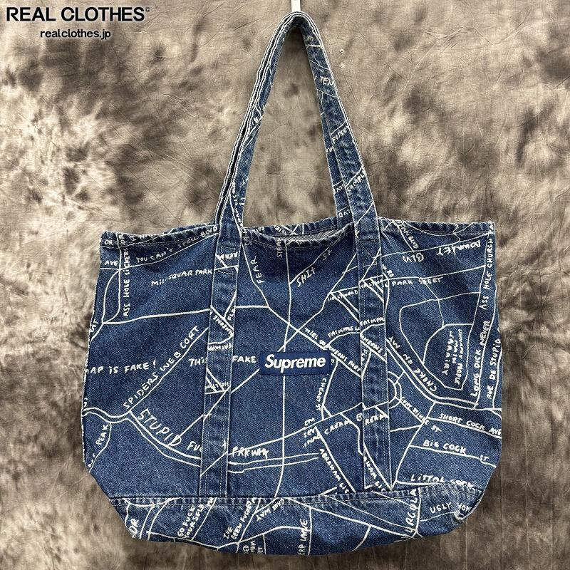 Supreme/シュプリーム【19SS】Gonz Map Denim Tote/ゴンズマップデ 
