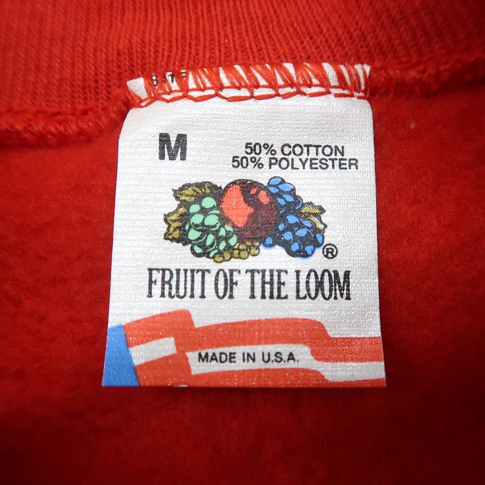 80s usa製 FRUIT OF THE LOOM  スウェット トレーナー