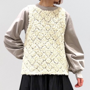 mizuiro ind patterned vest