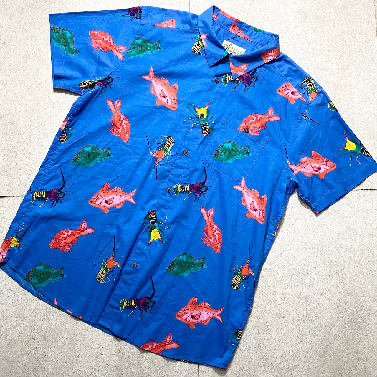 old PATALOHA cotton shirt “under the sea”